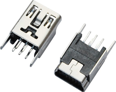 常宁MINI USB 5F B TYPE 180°DIP 直脚