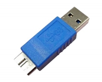 USB AM 3.0座转MICRO USB 3.0成型式
