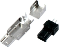 MINI USB 4M 焊线 单,中,双防呆 三件式