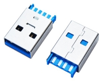 USB 3.0 AM 焊线 短体 一件式