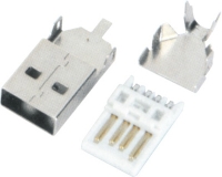USB AM 焊线 短体 三件式 L=28.0
