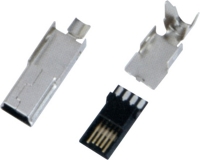 MINI USB 5M B TYPE 超薄型 三件式