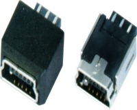 巩义MINI USB 5F B TYPE 180°焊线+护套