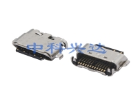成都TYPE C F 24PIN 沉板1.60 双壳CONN)斜口款