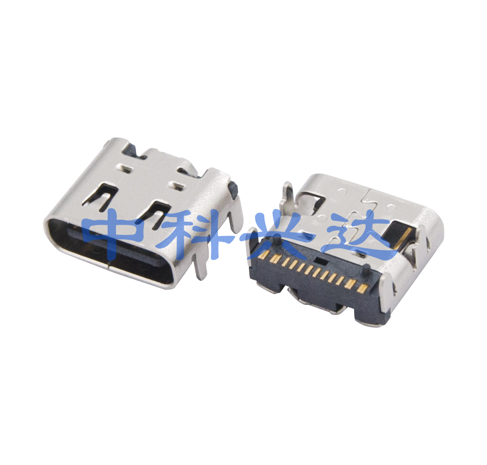 TYPE C母头单排16PIN 7.35带弹片产品照片.jpg